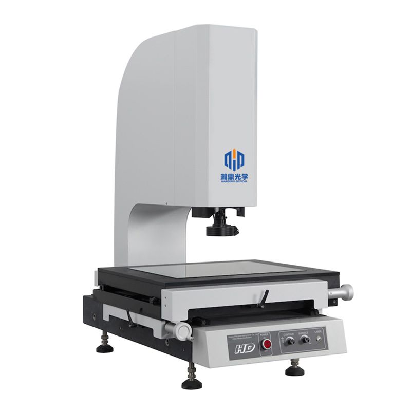 Manual video measuring instrument with metallographic system